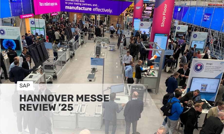 Headerbild Blog – Gastbeitrag Hannover Messe 2025, SAP